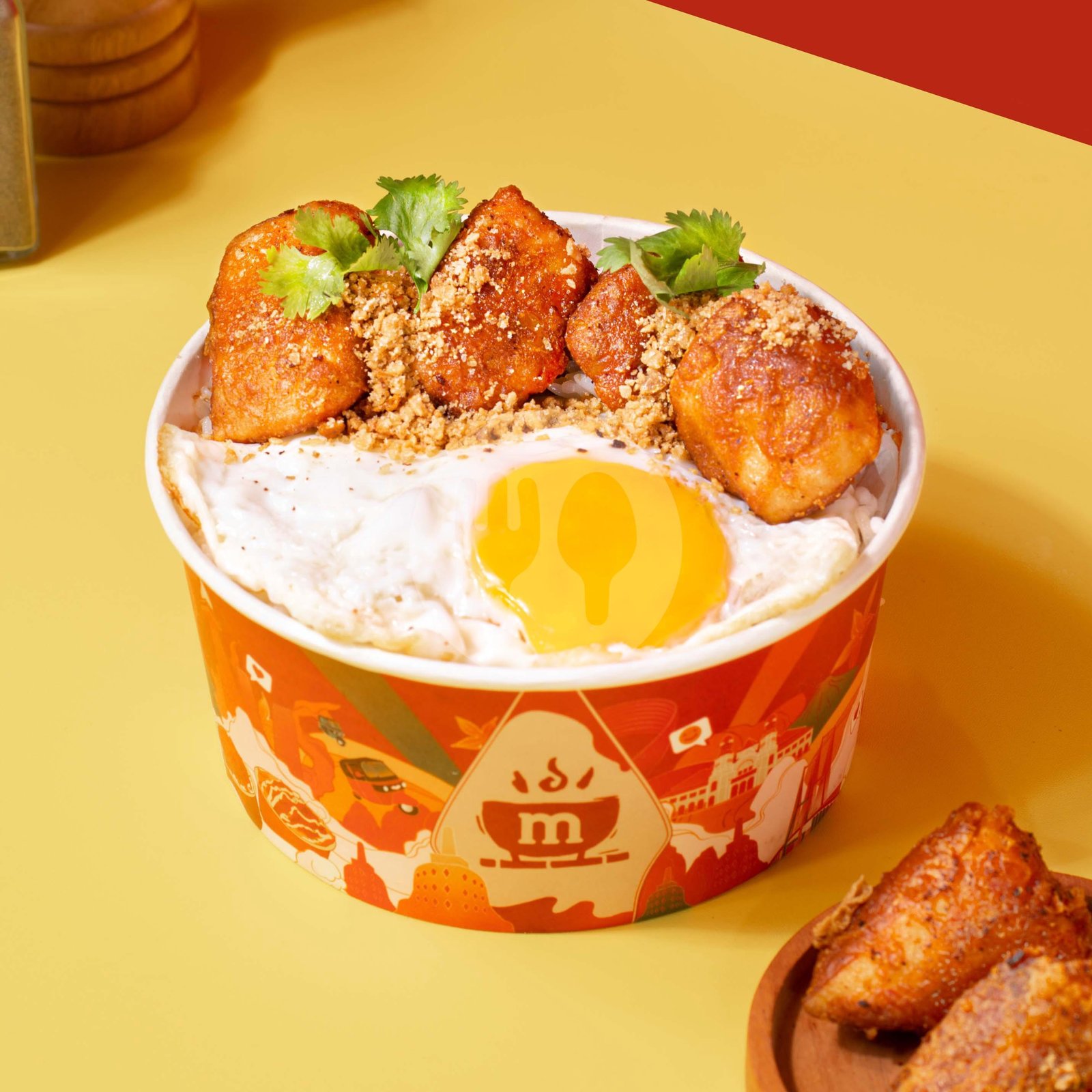 Fried Chicken Sambal Ijo menu Mangkokku Rice Bowl, Tanjung Duren