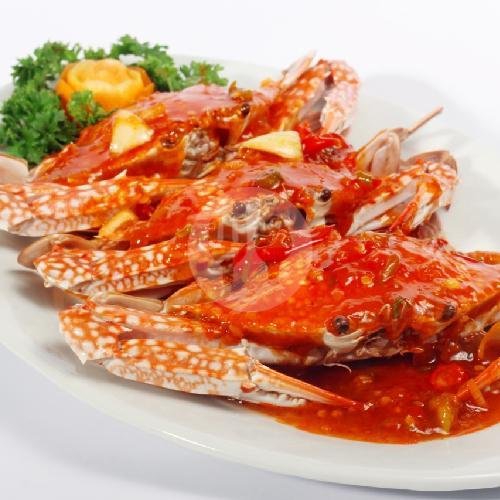 Kepiting Rajungan menu Seafood Abah Laut, Somawinata