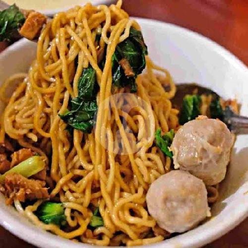 Aqua menu Mie Ayam Mas No, Tawakal Raya