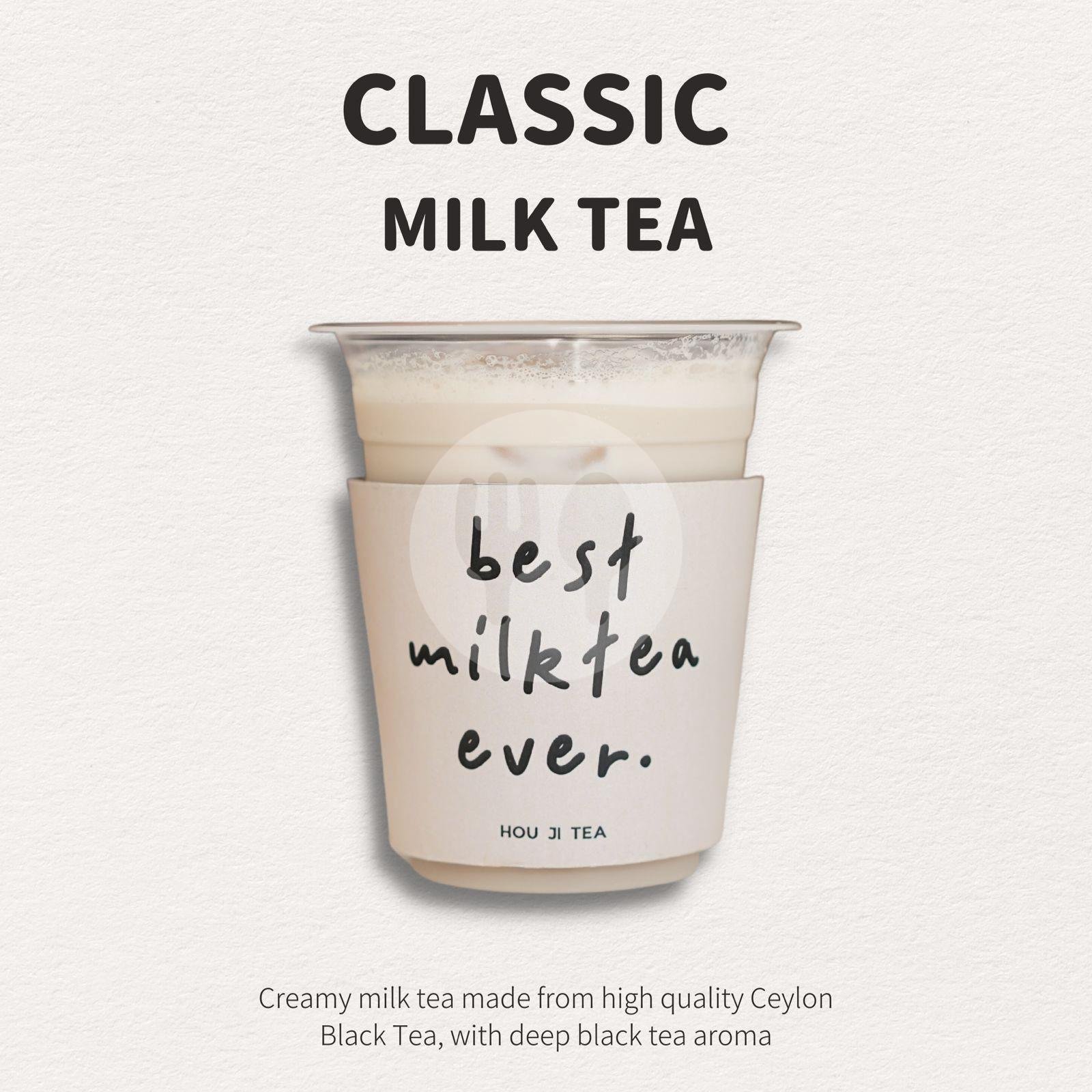 Classic Roast Milk Tea menu Hou Ji Tea (Houji), Rajawali