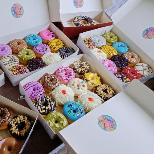 Bomboloni - Paket 1/2 Lusin menu Donat cantik i-kiss