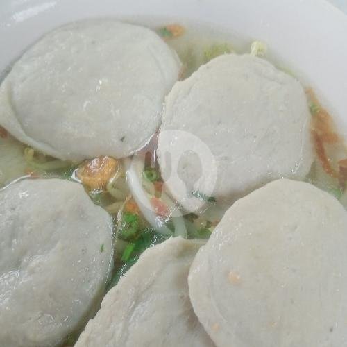 Nasi putih menu Bakso Gepeng Mas Gendut