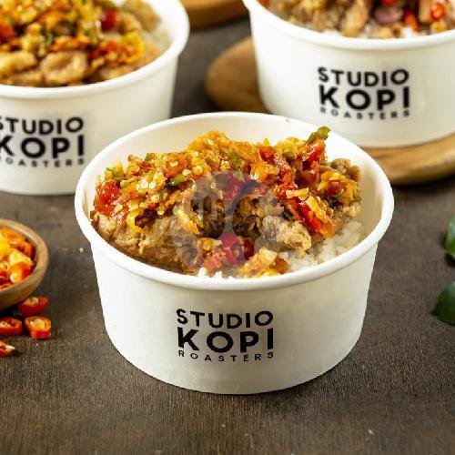 RICE BOWL AYAM CABE MATAH + CLEO menu Rice Box - Nasi Goreng - Roti - Studio Kopi, Babarsari