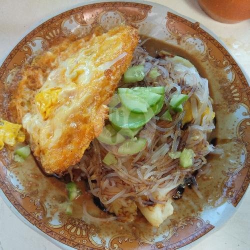 Kupat Tahu Spesial + Telor menu Kupat Tahu & Ketoprak Singajaya, Gunung Batu