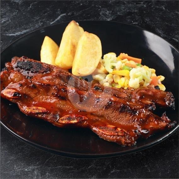 Double Ribs menu The Obonk Steak & Ribs, Gejayan
