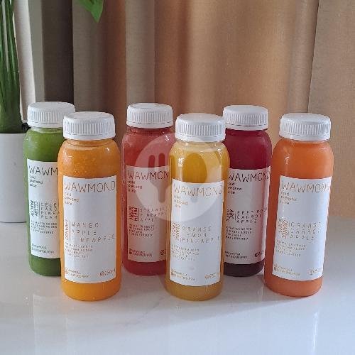 Promo Buy 5 Get 1 Free Cold Pressed Juice menu Wawmond Cold Pressed Juice, Salad, Toast, Karet Sudirman