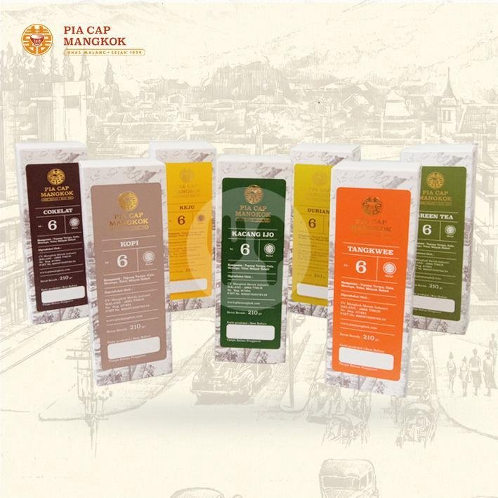 Pia Isi 6 Rasa Coklat menu Pia Cap Mangkok, Soekarno Hatta