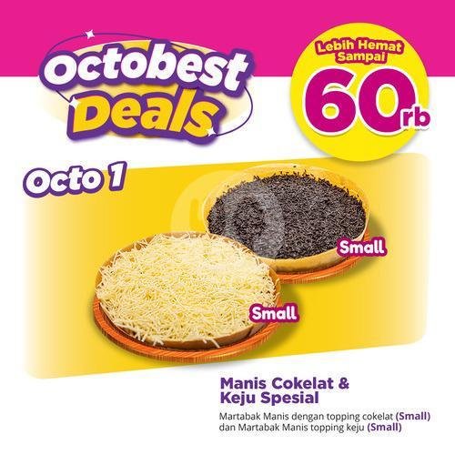 Octobest Deals 2 menu Martabak Pizza Orins, Bintaro Utama