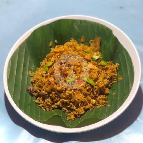 Nasgor Babat Ayam Telur Pete menu Nasi Goreng Babat Iso Mandiri, Moses Gatotkaca