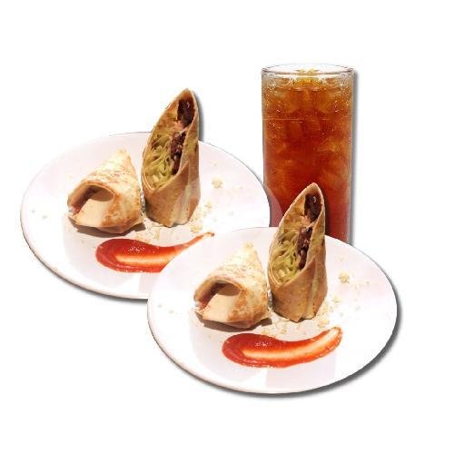 Paket Hemat Cane+Kentang+ Teh Lemon menu Nasi Biryani Kebuli Mandhi RESTO KHOJA, Siranda
