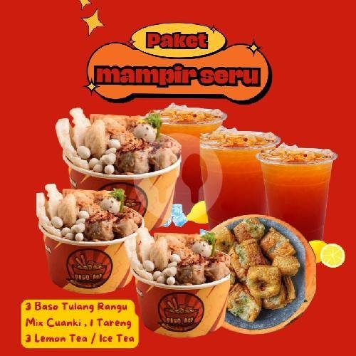 Paket Mampir Rame Rame Ber5 menu Baso Aci Tulang Muda, Antapani