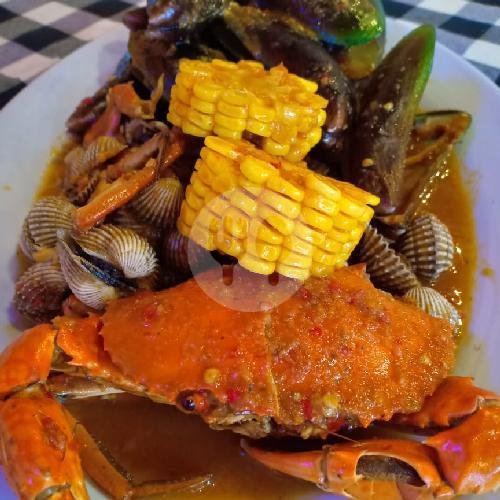 Kakap Bakar Saus Padang. menu Ikan Segar Mundu, Taman