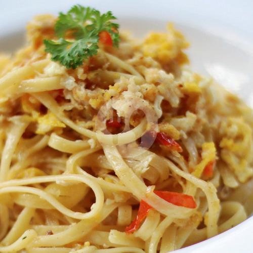 Egg Mushroom menu Pasta Banget Signature, Ngaglik