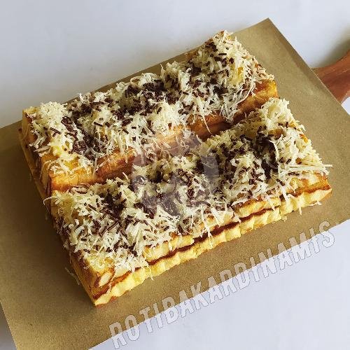 Coklat Keju menu Roti Bakar Dinamis Bumbu Pizza Keju Mozzarella, Kepongpongan