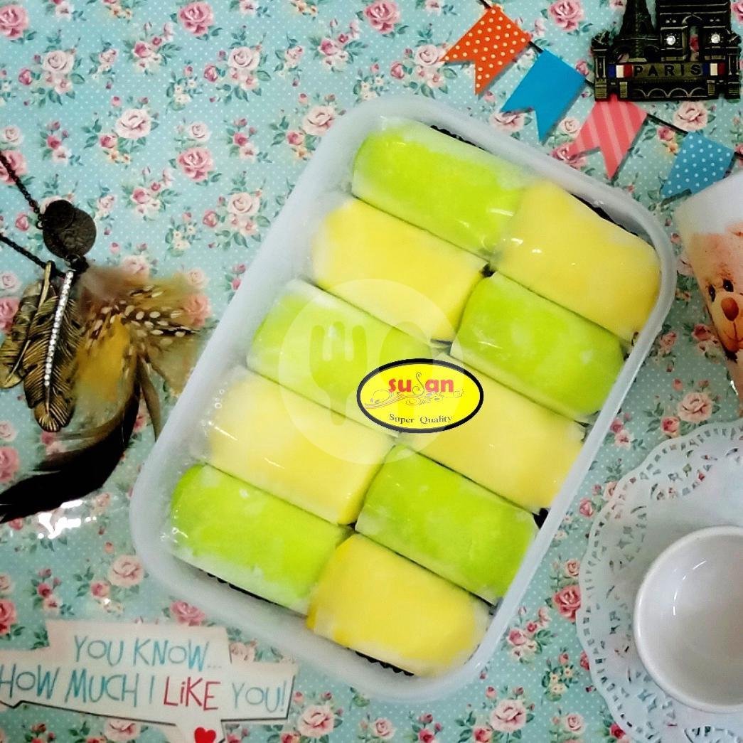 Pancake Durian Ori/Kuning 10 menu Susan Pancake Durian Super, Jangli Perbalan