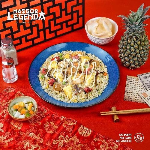 Nasi Telur Legenda Chili Oil menu Nasi Goreng Legenda, Pakuncen