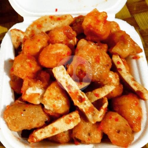 Papeda Isi Telor Ayam Rasa Asin Pedas menu Warung Seblak Anie, Kebon Gedang