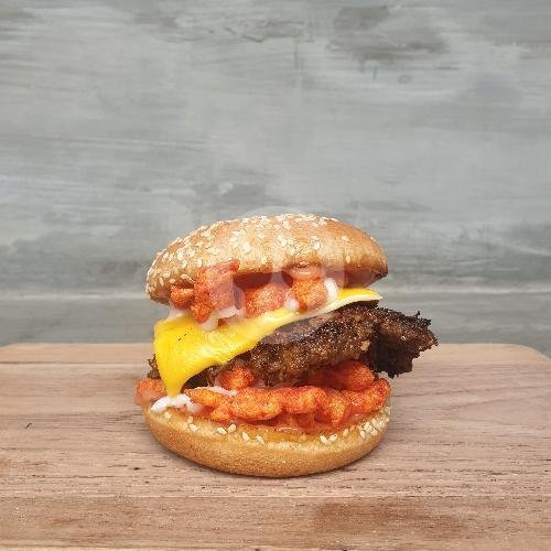 FLAMIN HOT Burger menu Fijzroy Burgerhaus