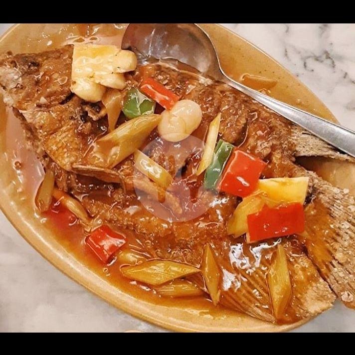 Gurame Sop menu Ikan Bakar Cianjur, Indragiri