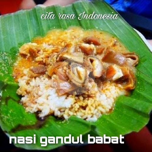 Nasi Gandul Paru menu Nasi Gandul Pak Bo, Condong Catur