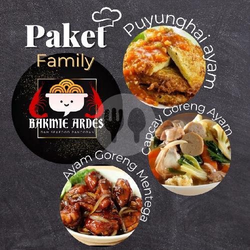 Ayam Telor Asin, Sapo Tahu, Ayam Rica menu Bakmie Ardes dan Seafood, Pancoran Barat Raya