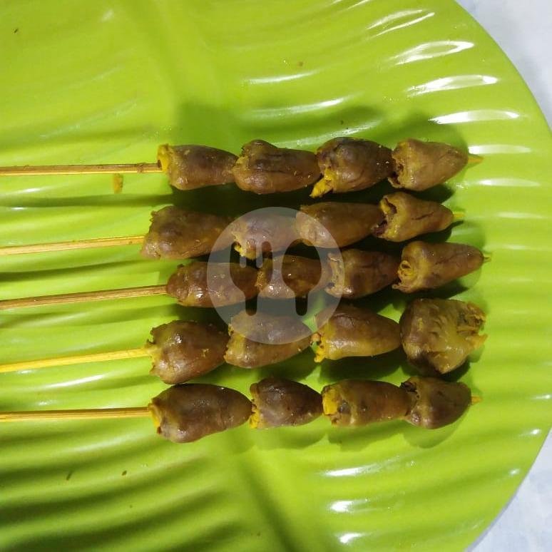 Sate Telur Puyuh menu Bubur Ayam Sehat Mang Asep, Jalan Raya Ragunan
