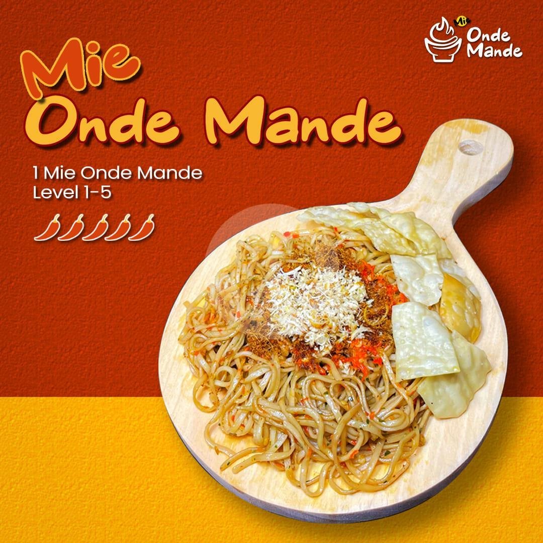 Mie OndeMande menu Mie OndeMande, Jati