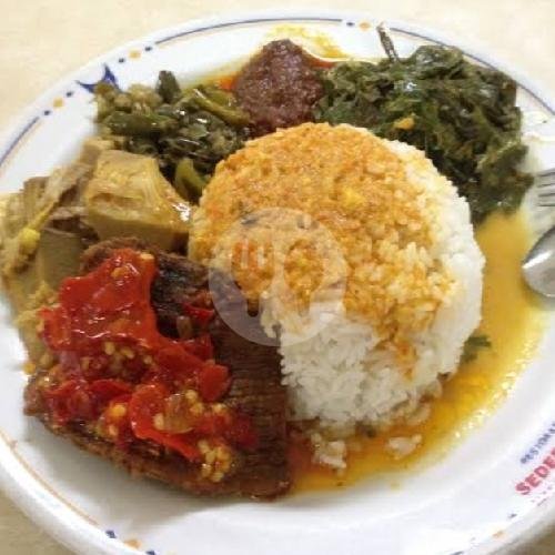 NASI DENDENG+TELOR menu RM PADANG PONDOK AMBO, Jl. Kabupaten Km 2