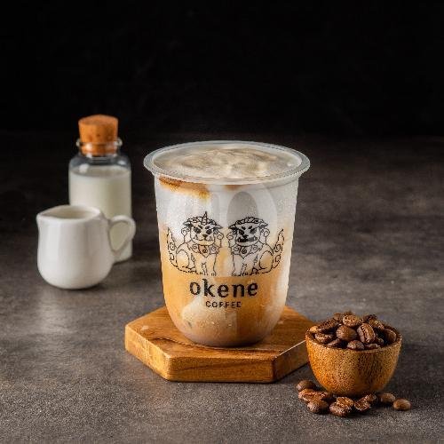 Iced Klepon Caffe Latte menu Okene Coffee, Casakita