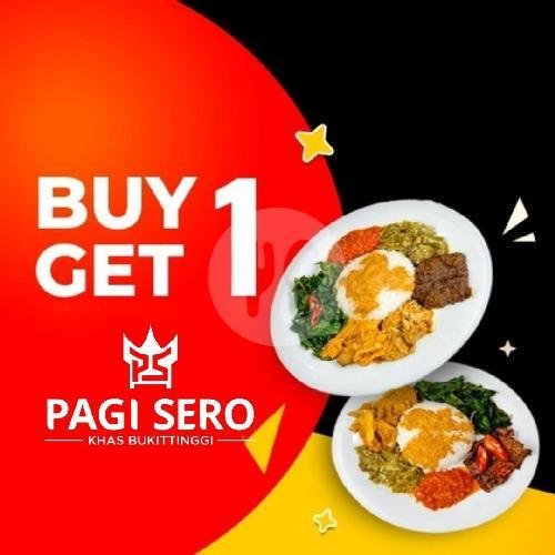 Nasi Rendang GET Nasi Rendang menu RM Pagi Sero, Dago