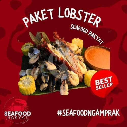Paket Ber3 Kepiting X Lobster menu Seafood Rakyat, Seafood Ngamprak, Kepiting Asap, Petukangan