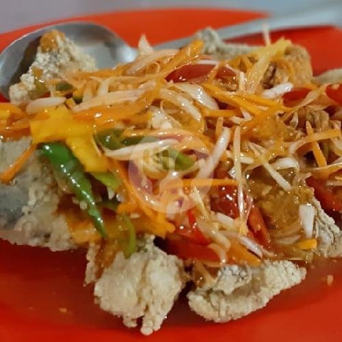 Udang Cah Telur Asin menu New Sangrila, Dukuh Pakis