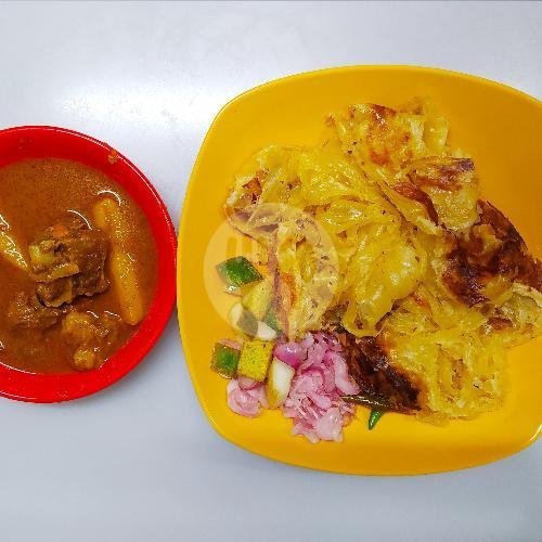 Roti Cane + Kare Kambing 1pcs menu Martabak India Medan, Taman Duta Mas