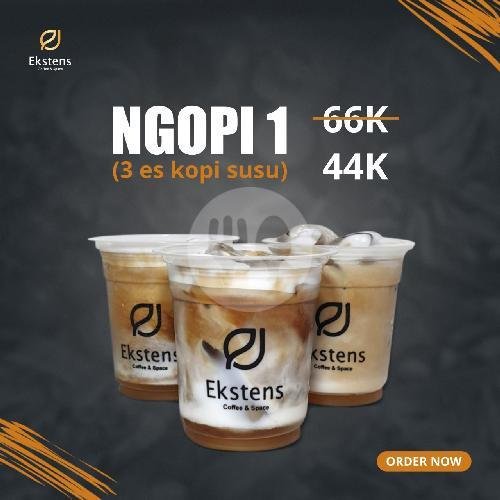 Ngopi 1 menu Ekstens Kopi and Space, Janti