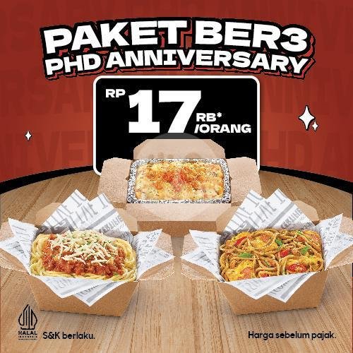 PHD Anniv Buat Ber-5 ASIK menu Pizza Hut Delivery - PHD, Kaliurang Yogyakarta