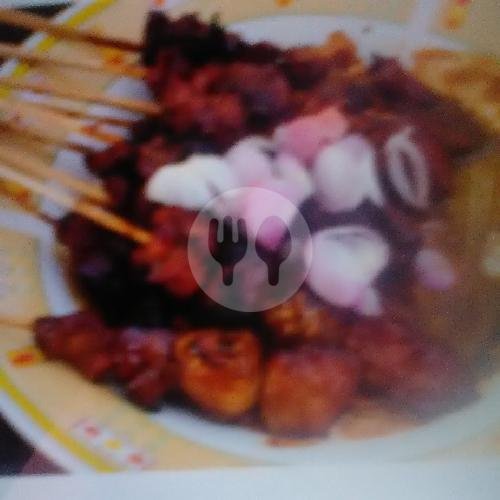 Sate Ayam + Nasi menu Warung Sate Pak Somad, Lowokwaru