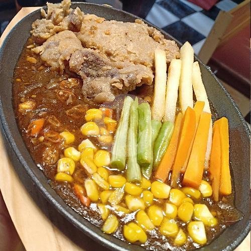 Ayam Geprek Ranjau (Sambal Ijo) menu Markas Ranjau, Mojosari