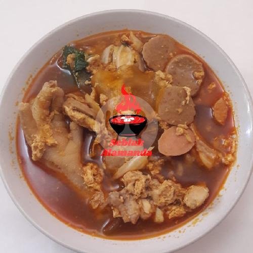 Seblak Seafood Ceker menu Seblak Alamanda, Kedungwuni
