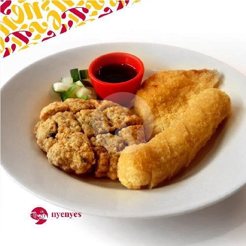 Pempek Kombinasi menu Mie Ayam Dan Pempek Palembang Nyenyes 2, Bali