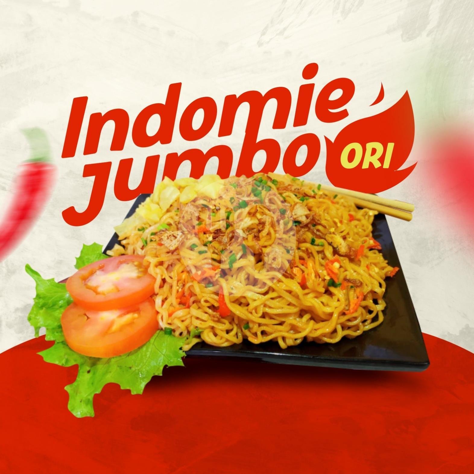 Indomie Jumbo Level 1 menu Steak dan Mie Level Pedas, Kebonagung