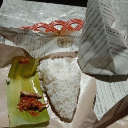 Nasi Sambel Teri menu New angkringan Lincak Solo, kebak kebakkramat