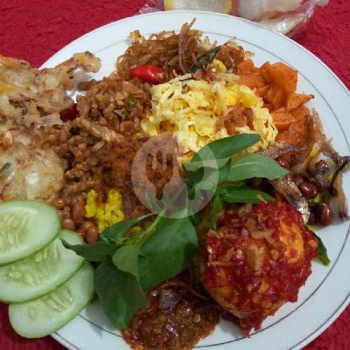 Nasi Timbel Kumplit menu Nasi Kuning Omah, Pesantren Raya