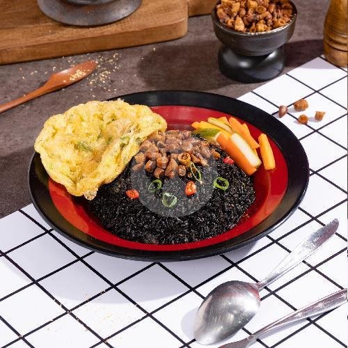 NASI GORENG MERAH BAKSO menu JAMILOS NASI GORENG DAN SATE, BENDUNGAN HILIR
