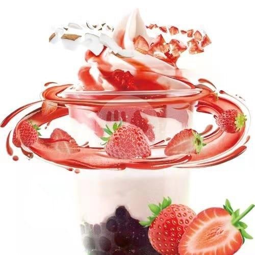 Strawberry Smoothies With Ice Cream menu Mixue Mulyosari, Jl. Mulyosari No. 110 SBY