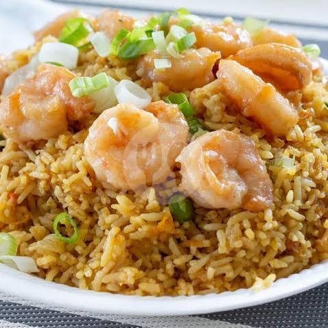 Es Nutrisari Jeruk menu Nasi Goreng Sendekala, Brebes