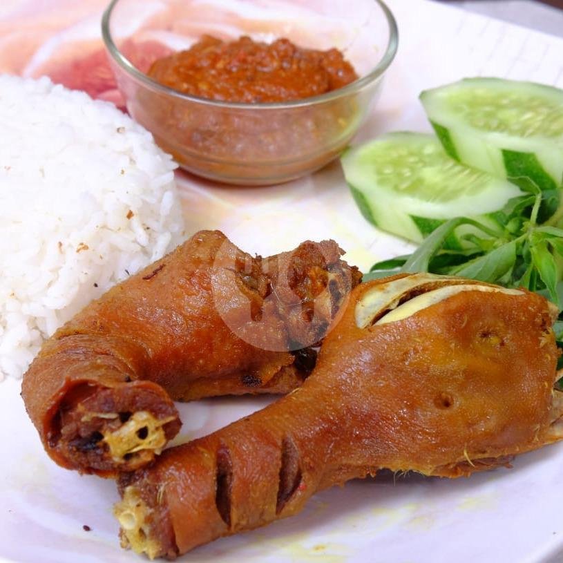 Ati Ampela Bebek menu Bebek Goreng Sri Lestari, Polehan