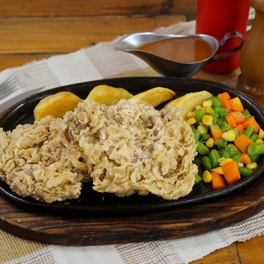 Double Chicken Gf menu Steak Omm (MAMAMIA), Tentara Pelajar