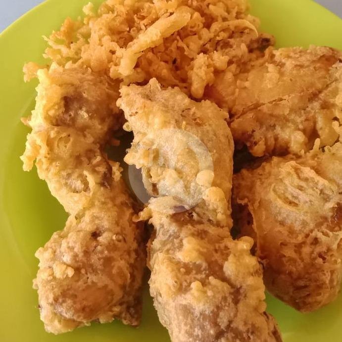 Es Janggel menu Pentol Goreng Cakar Lunak Mbak Yanti, Wungu