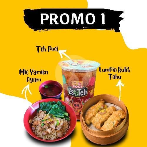 Promo Mabar Dimsum 1 menu Mie Colot, Pekalangan
