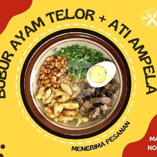 Bubur Ayam Atiampela menu Bubur Ayam Nasi Kuning Nasi Uduk Mas Nono, Brigjen Katamso